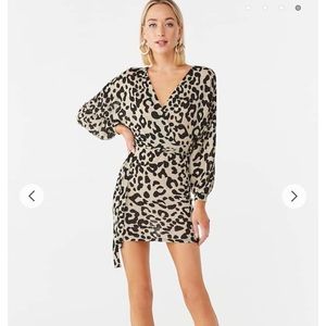 Forever 21 leopard dress